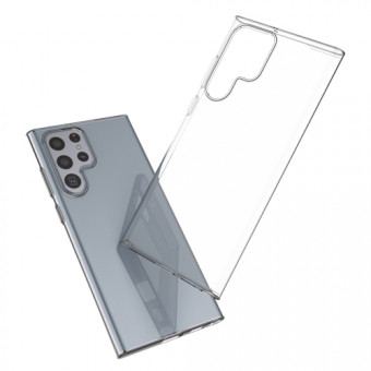 Samsung S22 Ultra szilikon tok, átlátszó