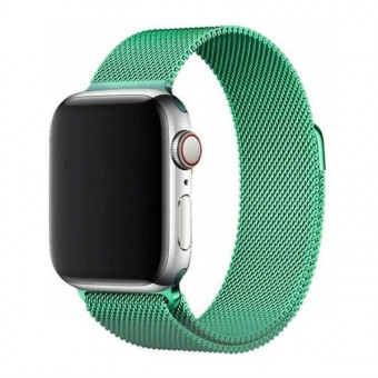 Apple Watch fém szíj, milánói stílus, 40/38 mm, menta