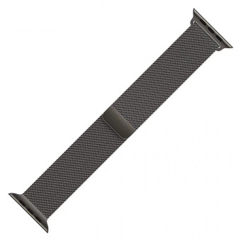 Apple Watch fém szíj, milánói stílus, 42/44 mm, kék