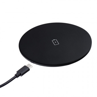 Forcell vezeték nélküli gyorstöltő, 15W, (Qi standard), fekete