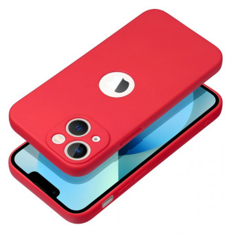 Szilikon tok Soft case, iPhone 13 piros