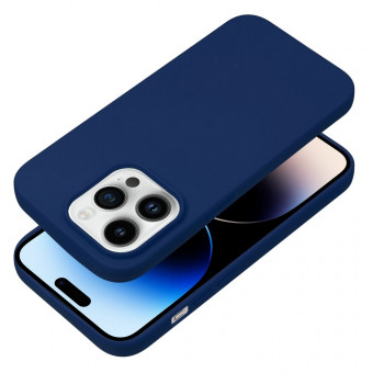 Szilikon tok Soft case, iPhone 14 Pro Max sötétkék