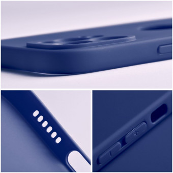 Szilikon tok Soft case, iPhone 14 Pro Max sötétkék