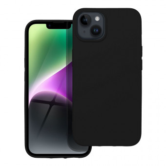 Szilikon tok, iPhone 14, fekete