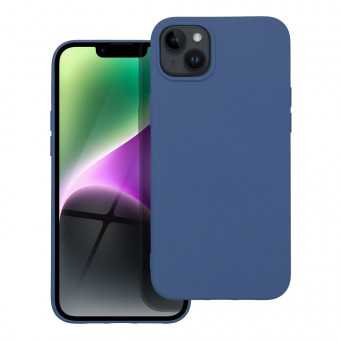Szilikon tok, iPhone 14, kék