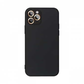 Szilikon tok, iPhone 14 Plus, fekete