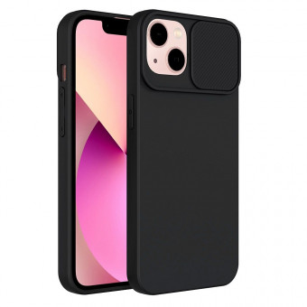 Slide tok, iPhone 14, fekete kamera védős