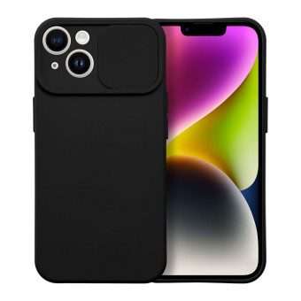 Slide tok, iPhone 14, fekete kamera védős