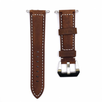 Apple Watch bőr szíj, 42/ 44mm, barna