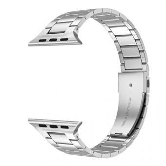Apple Watch szíj, 38/40 mm, rozsdamentes acél, ezüst 2
