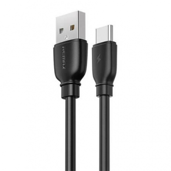 Remax Kerolla adatkábel, USB- Type C, 2,4 A, 2m, fekete RC-094a