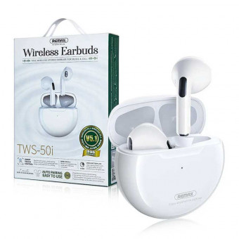Remax TWS-50i bluetooth headset 5.3 stereo, fehér