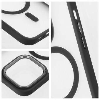 Matt Magsafe tok iPhone 15 Plus fekete