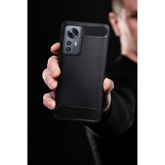 Xiaomi Redmi 10 carbon mintás szilikon tok, fekete