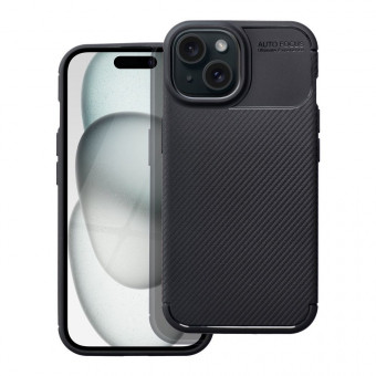 Carbon Permium tok iPhone 15 fekete