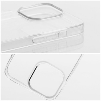 CLEAR tok 2mm  iPhone 15, kamera védős, átlátszó