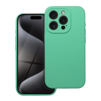 Szilikon tok 2mm iPhone 16 pro zöld