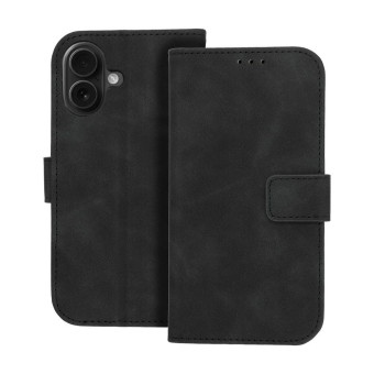 Tender könyvtok iPhone 16 fekete