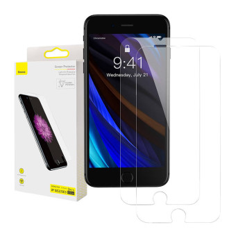 Baseus üvegfólia iPhone SE2 / iPhone SE3 2darabos