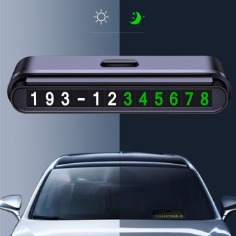 Telefonszám kijelző autóba, parkoláshoz