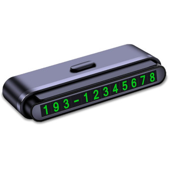 Telefonszám kijelző autóba, parkoláshoz