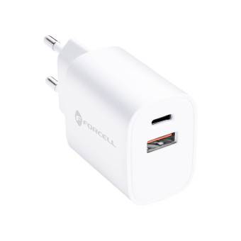 Forcell F-Energy töltő adapter Type C + USB A 35W