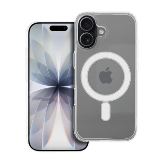 iPhone 17 Magsafe képes szilikon tok, átlátszó,  prémium Dobozos