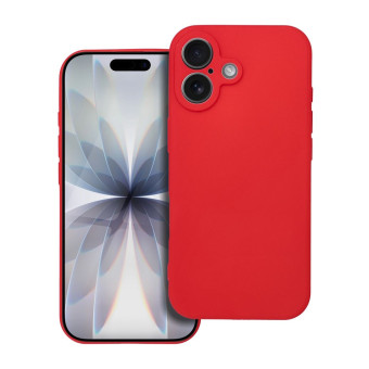 Szilikon tok iPhone 17 piros