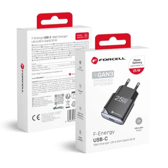 Forcell F-Energy Ultra Slim töltőfej GaN3 25W