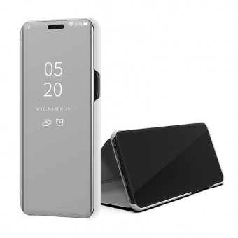 Clear view tok Xiaomi Redmi Note 9 silver