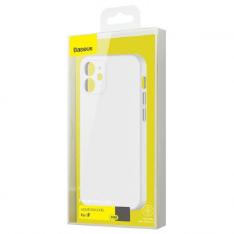 Baseus szilikon tok GEL iphone 12 mini fehér