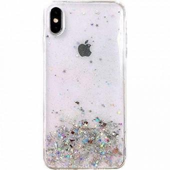 WOZINSKY STAR GLITTER SHINING IPHONE 12 Pro / 12 tok átlátszó