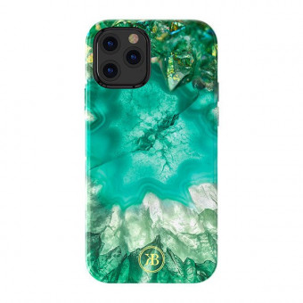 Kingxbar Agate Series tok iPhone 12/ 12 Pro zöld
