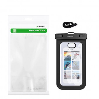 Ugreen vízálló tok, IPX8 6,0 fekete