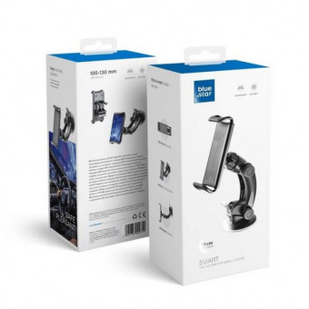 Blue Star Smart Autós tartó 15 CM Fekete