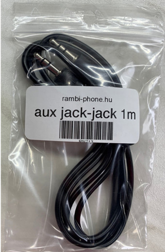 Hoco Aux kábel, 3.5 jack - 3.5 jack, piros-fekete, 1M ECO