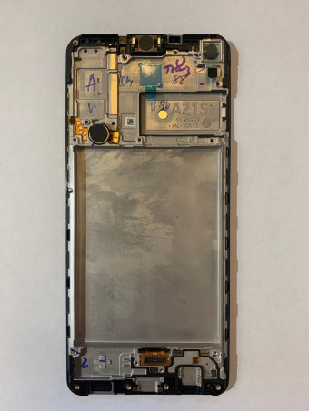 Samsung A21s gyári kijelző fekete
